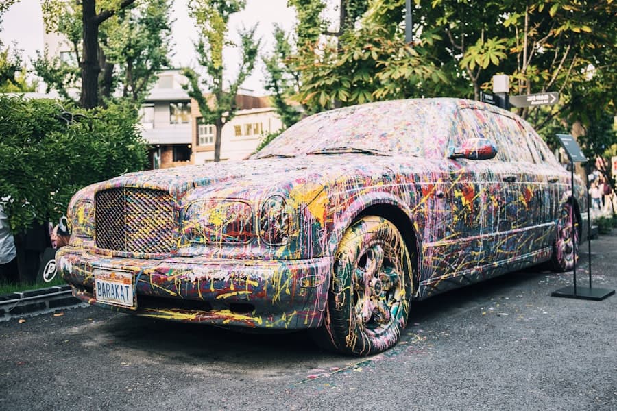 Photo automotive paint touch up