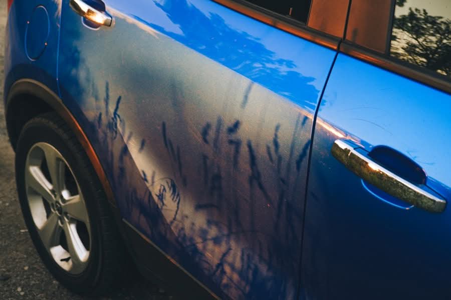 Photo automotive paint touch up